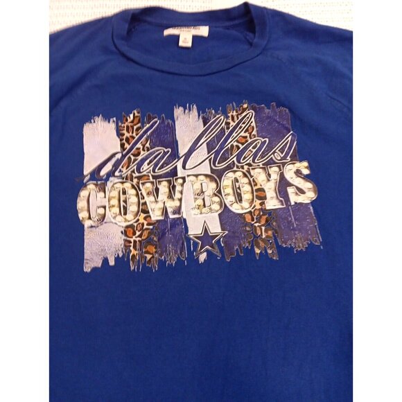 NFL Dallas Cowboys| Mens XL BLUE Short Sleeve T-Shirt By Goodthreads - Picture 1 of 12